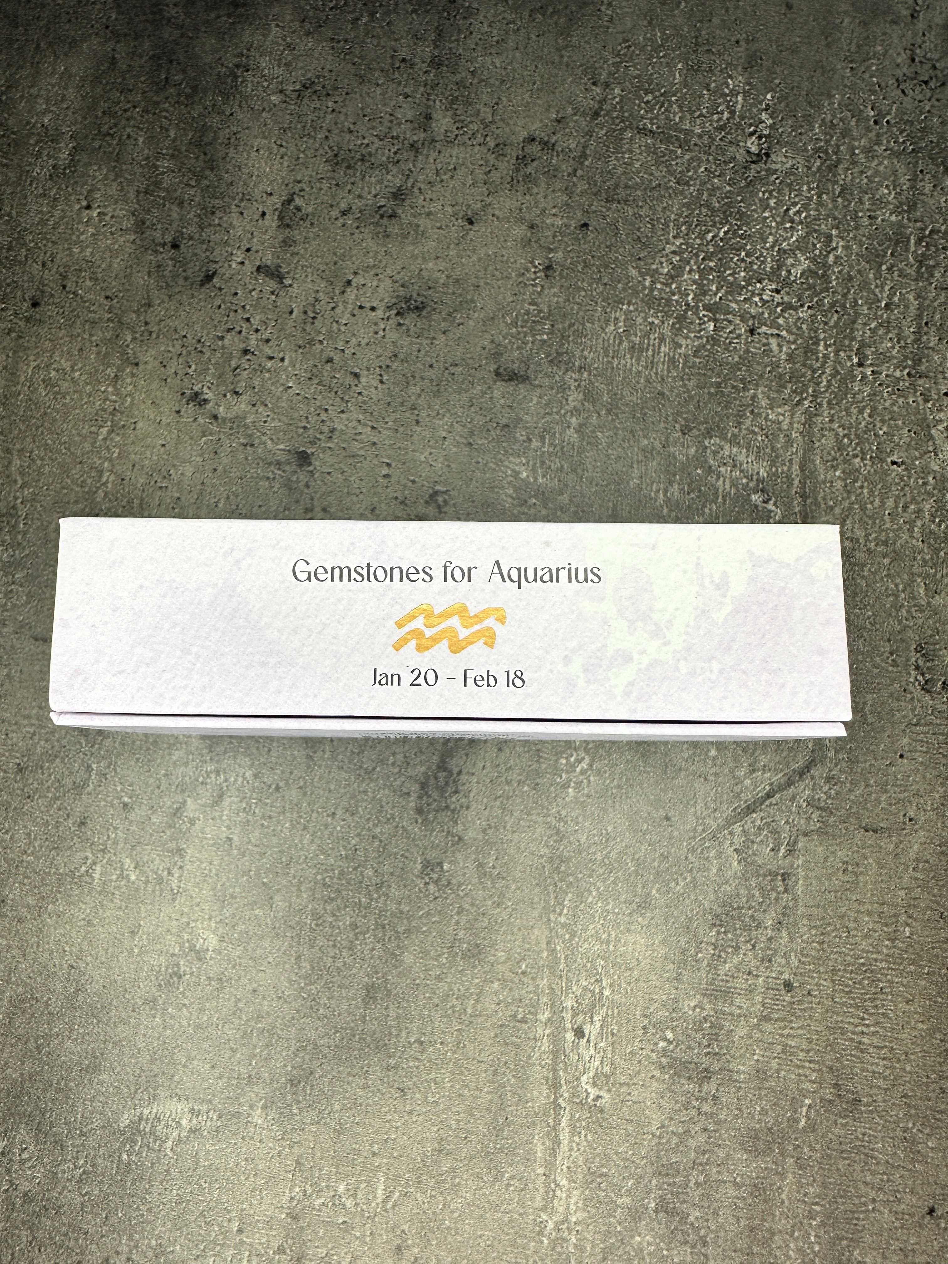 Aquarius crystal tumblestone gift set - Bundle