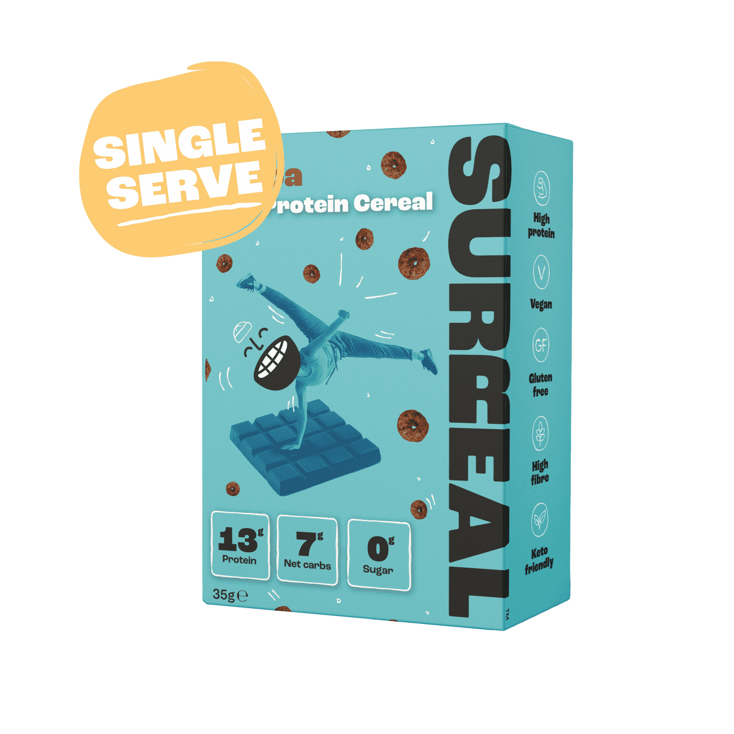 Surreal Cocoa flavoured High protein cereal - 37g