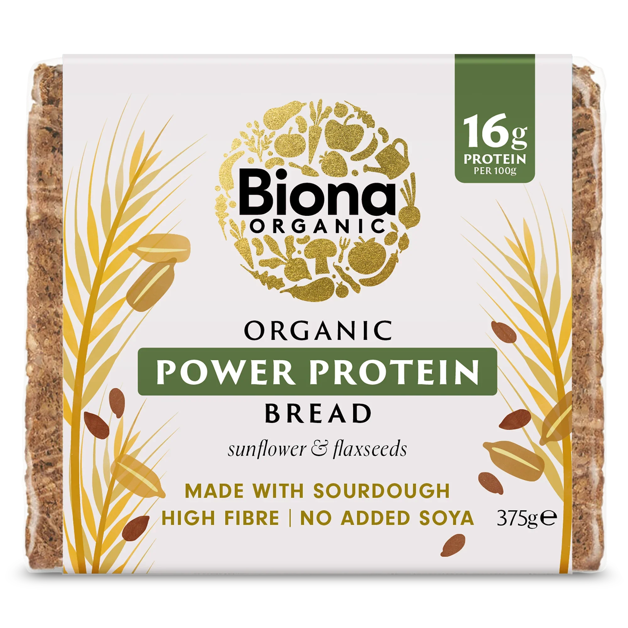 Biona Org Power Protein Bread - 375g