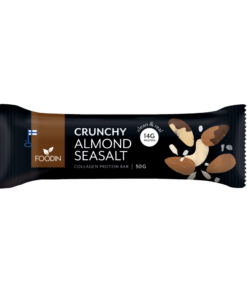 12 x Foodin Collagen Protein Bar Almond Seasalt - 50g
