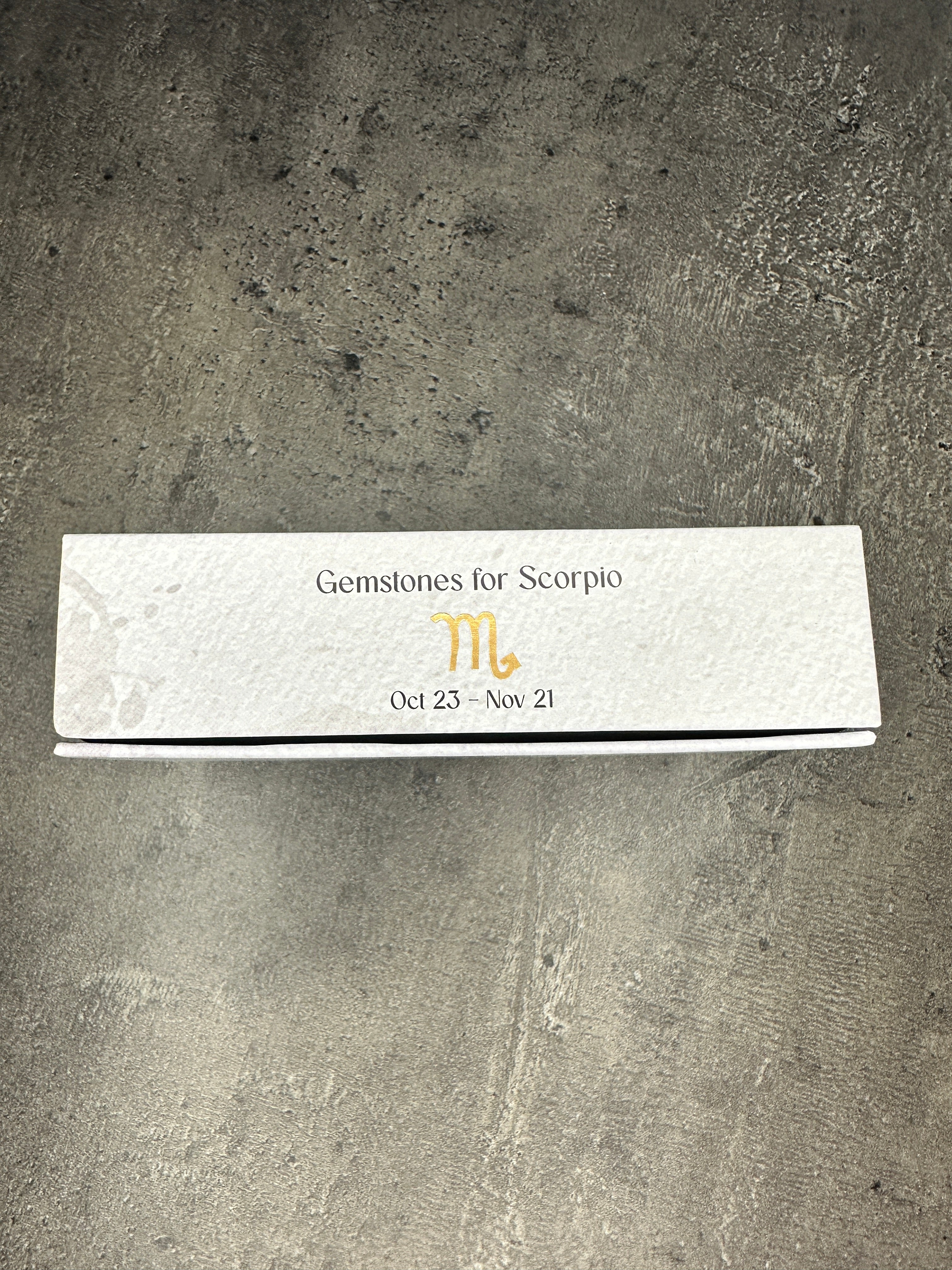 Scorpio crystal tumblestone gift set - Bundle