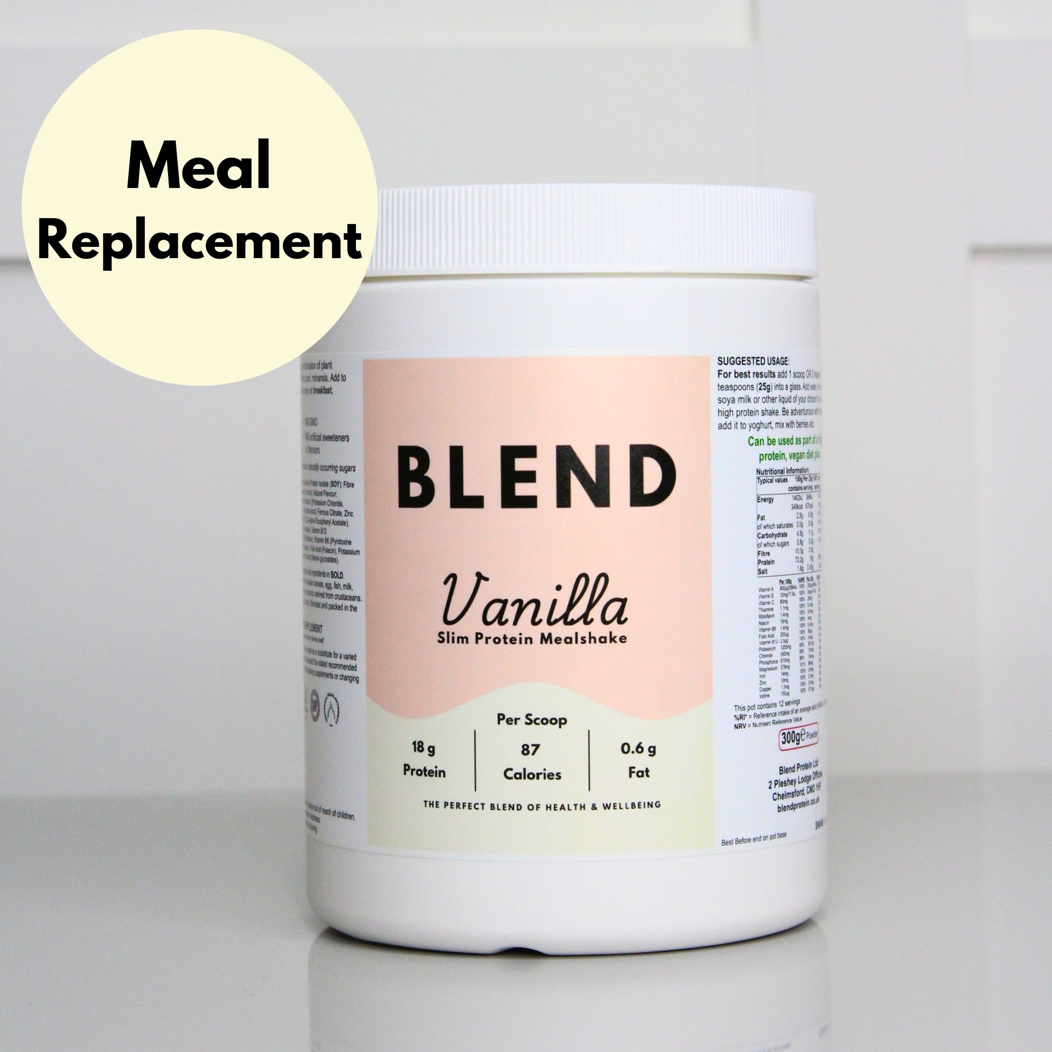 Organic Protein Mealshake - Vanilla Flavour