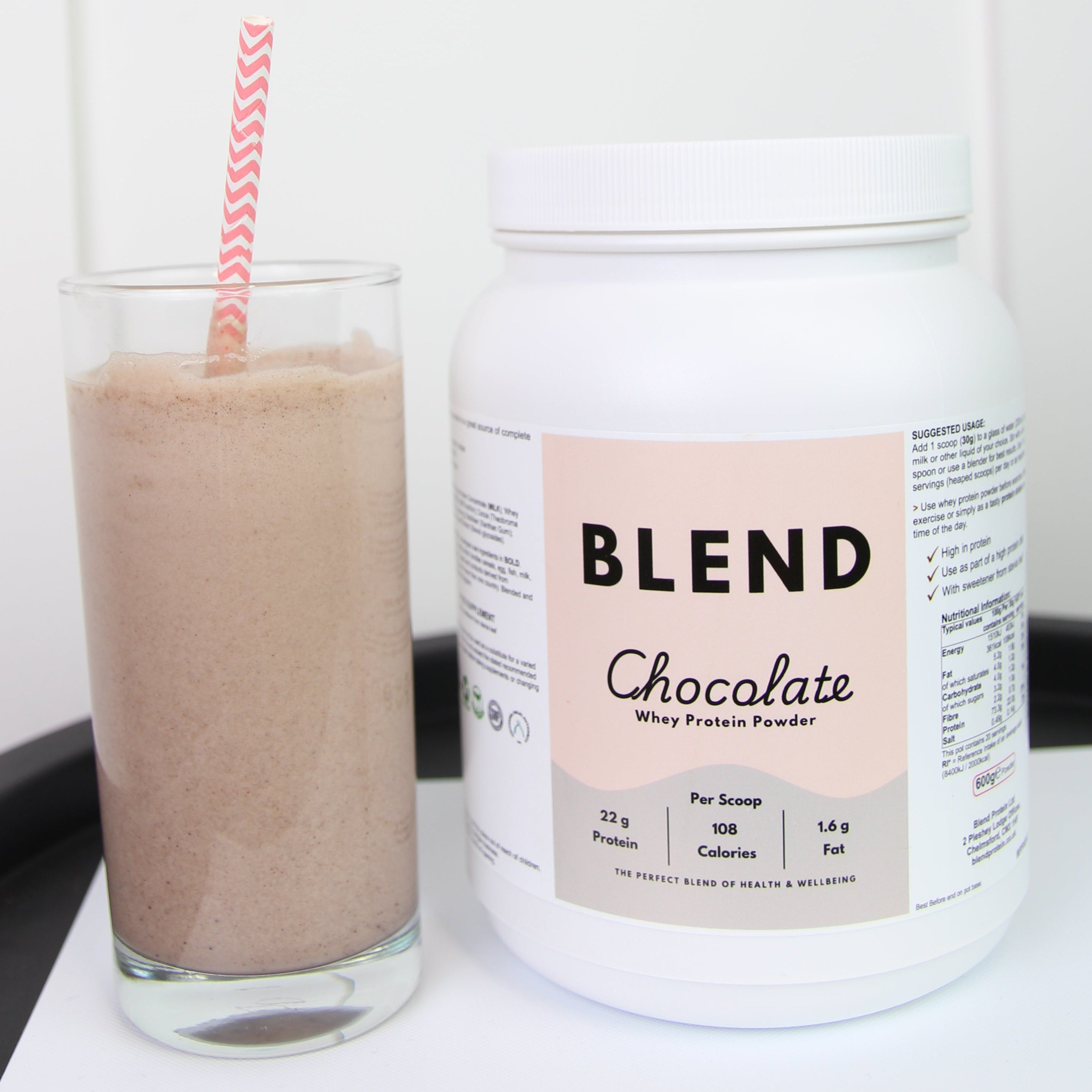 Organic Whey Protein Powder - Chocolate Flavour