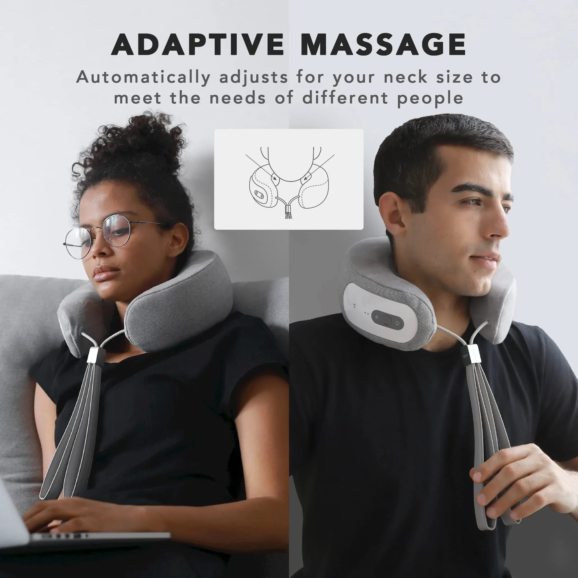 Breo iNeck 3 Pro Smart Neck Massage Pillow – Ergonomic 270° Comfort Cushion with Heat & App Control