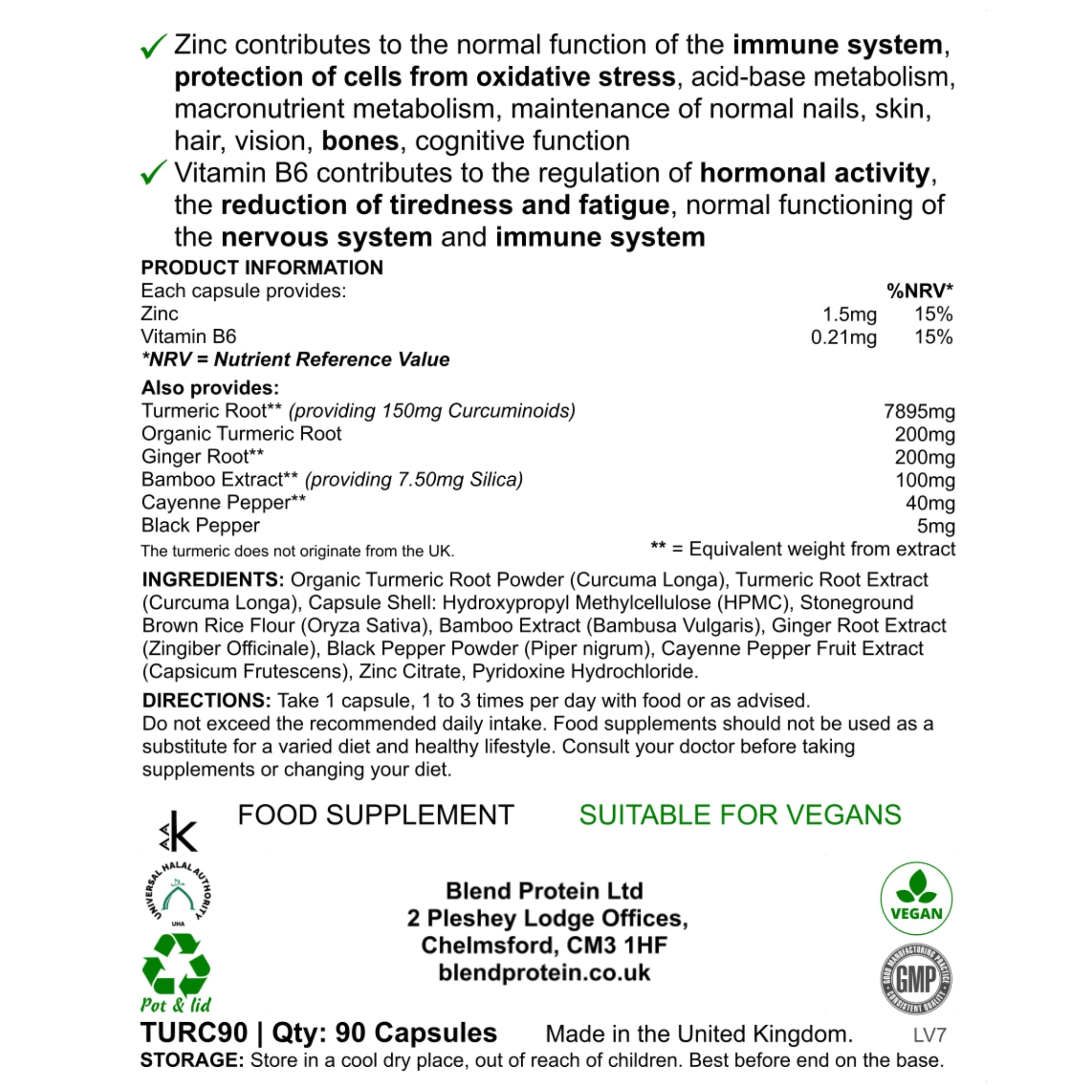 Turmeric Extract Capsules