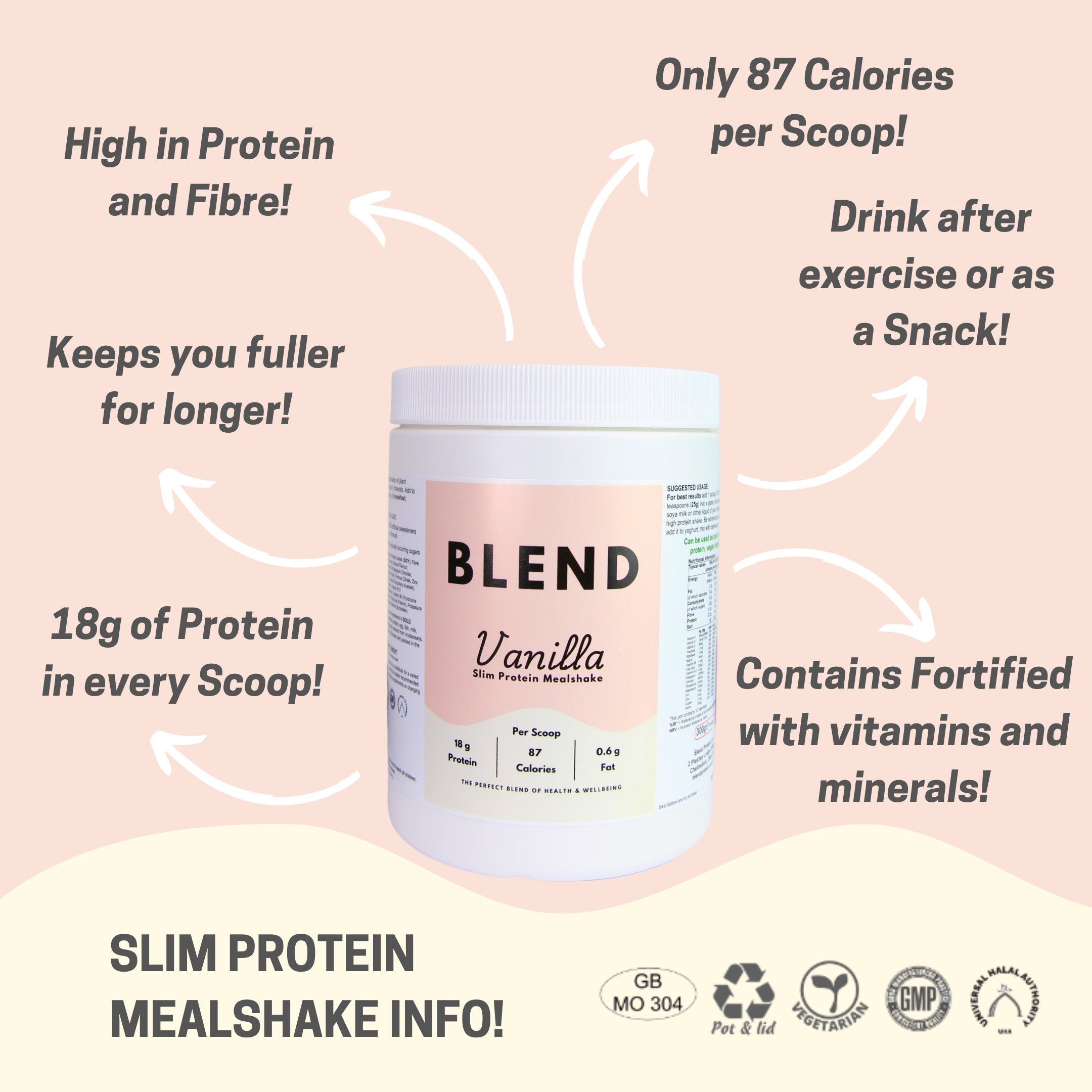 Organic Protein Mealshake - Vanilla Flavour