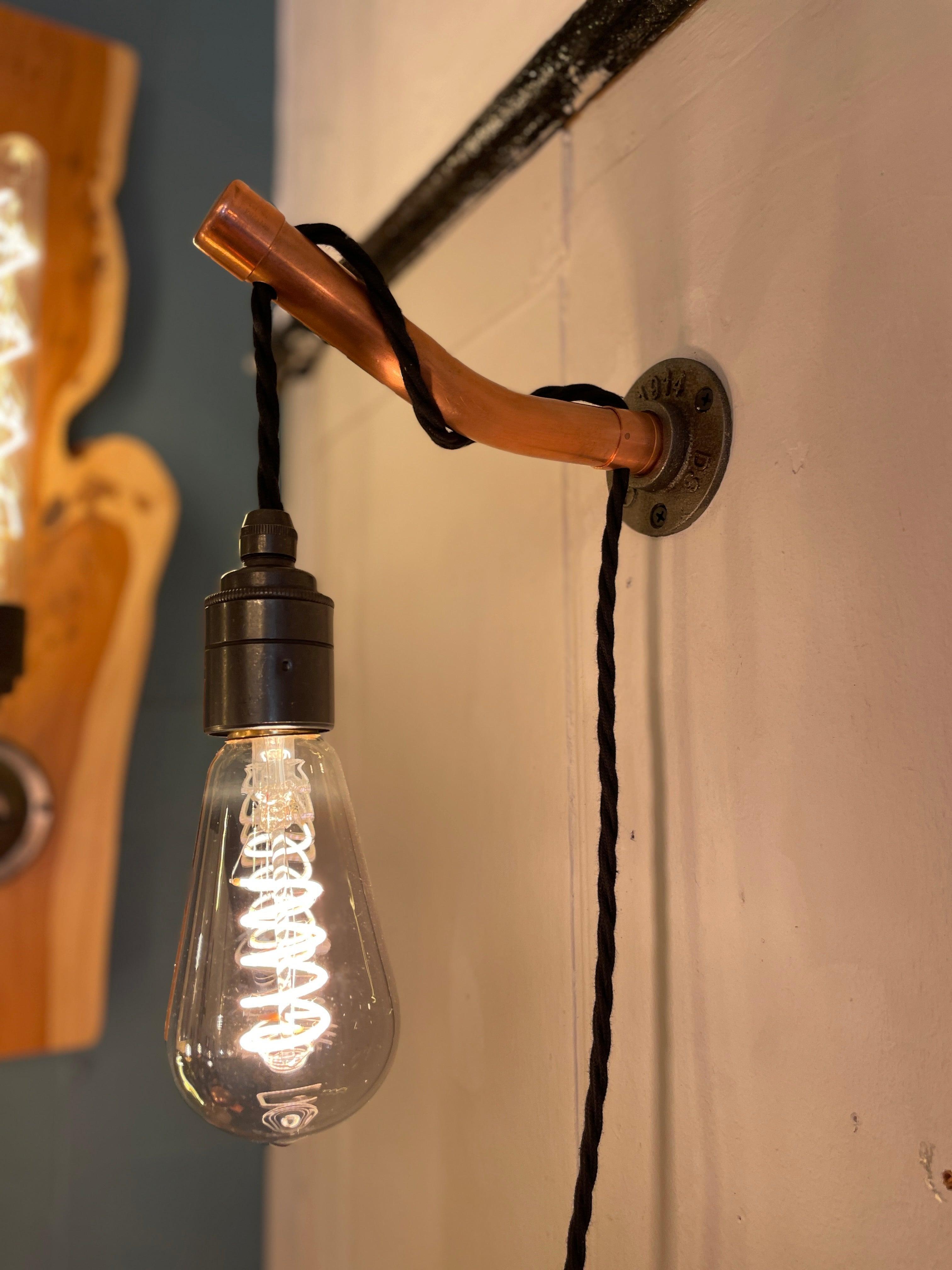 Copper Wall Light