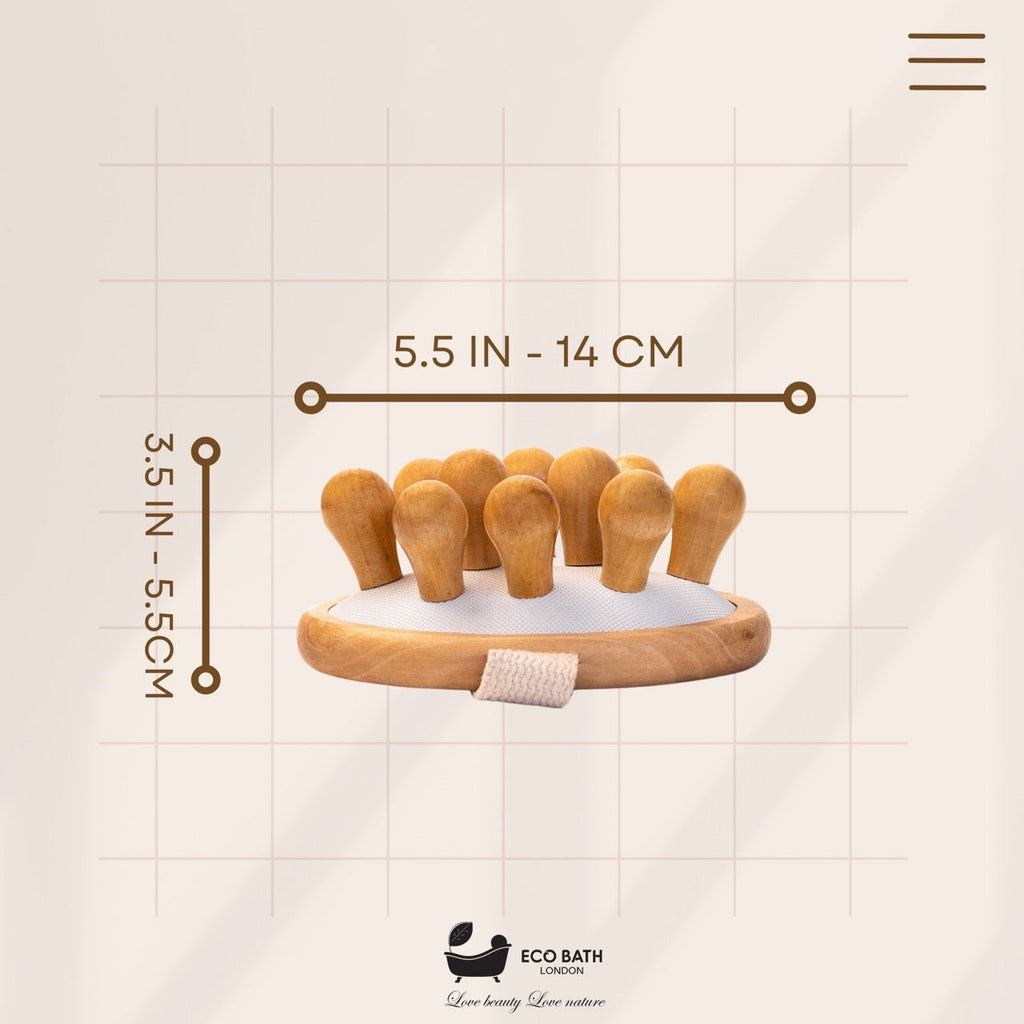 Eco Bath London Cellulite Hand Brush Grand - Cellulite Treatment Brush