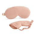 Cloud Padded Satin Sleep Mask - Caramel