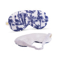 Cloud Padded Satin Sleep Mask - Elephant Print