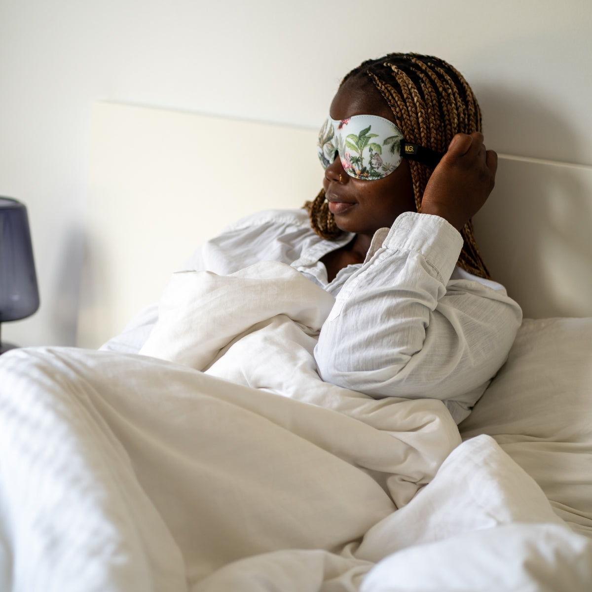 Contoured 3D Blackout Sleep Mask - Jungle Print