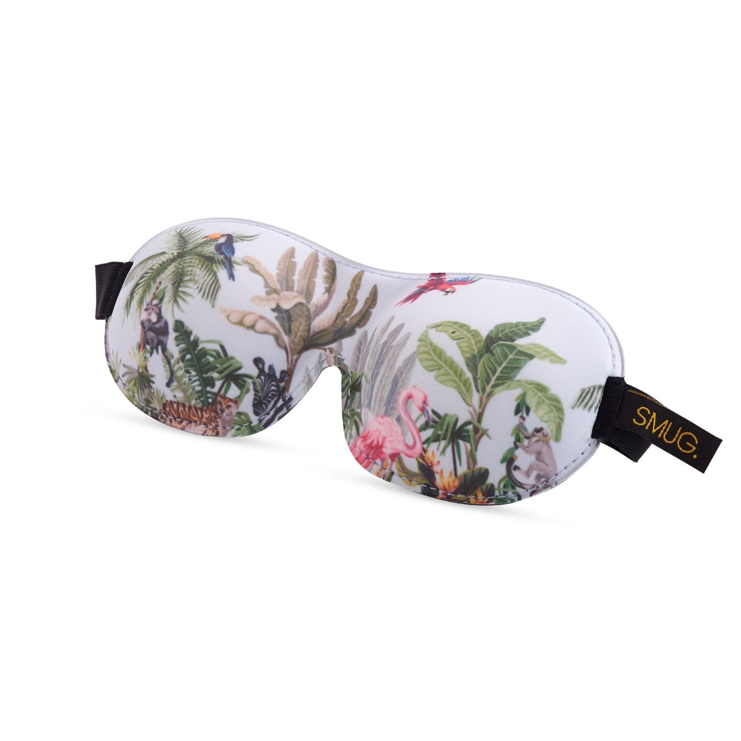 Contoured 3D Blackout Sleep Mask - Jungle Print
