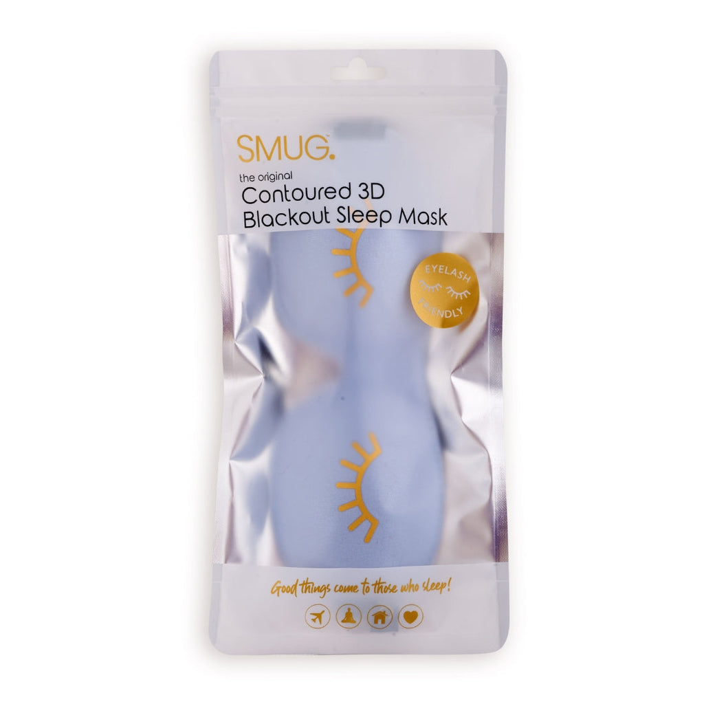 Contoured 3D Blackout Sleep Mask – Wink Baby Blue