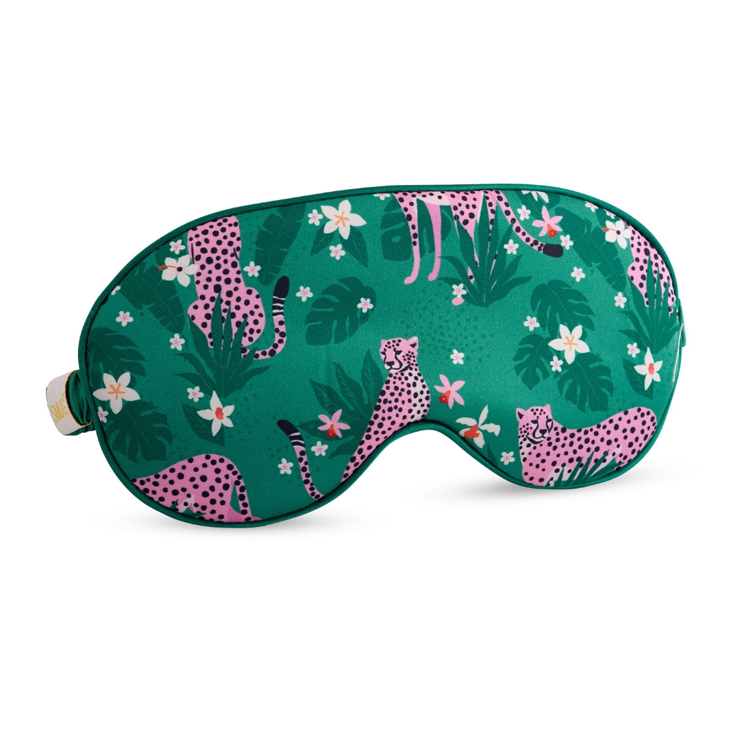 Satin Sleep Mask - Cheetah Print