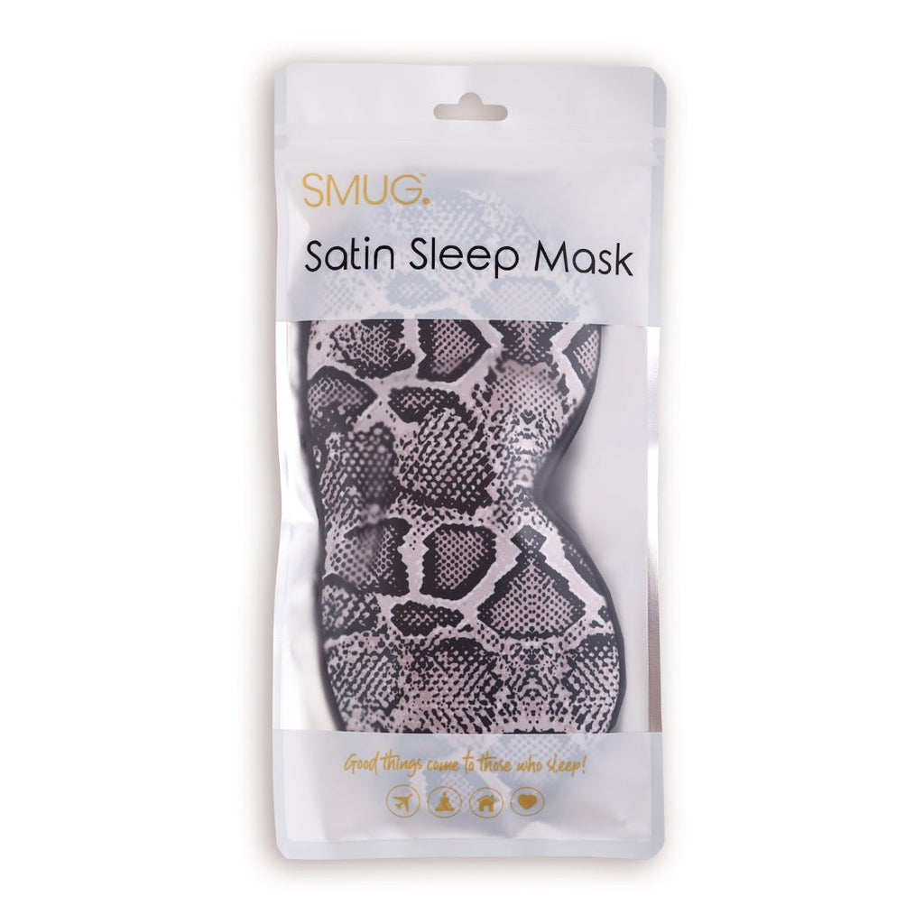 Satin Sleep Mask - Snake Print