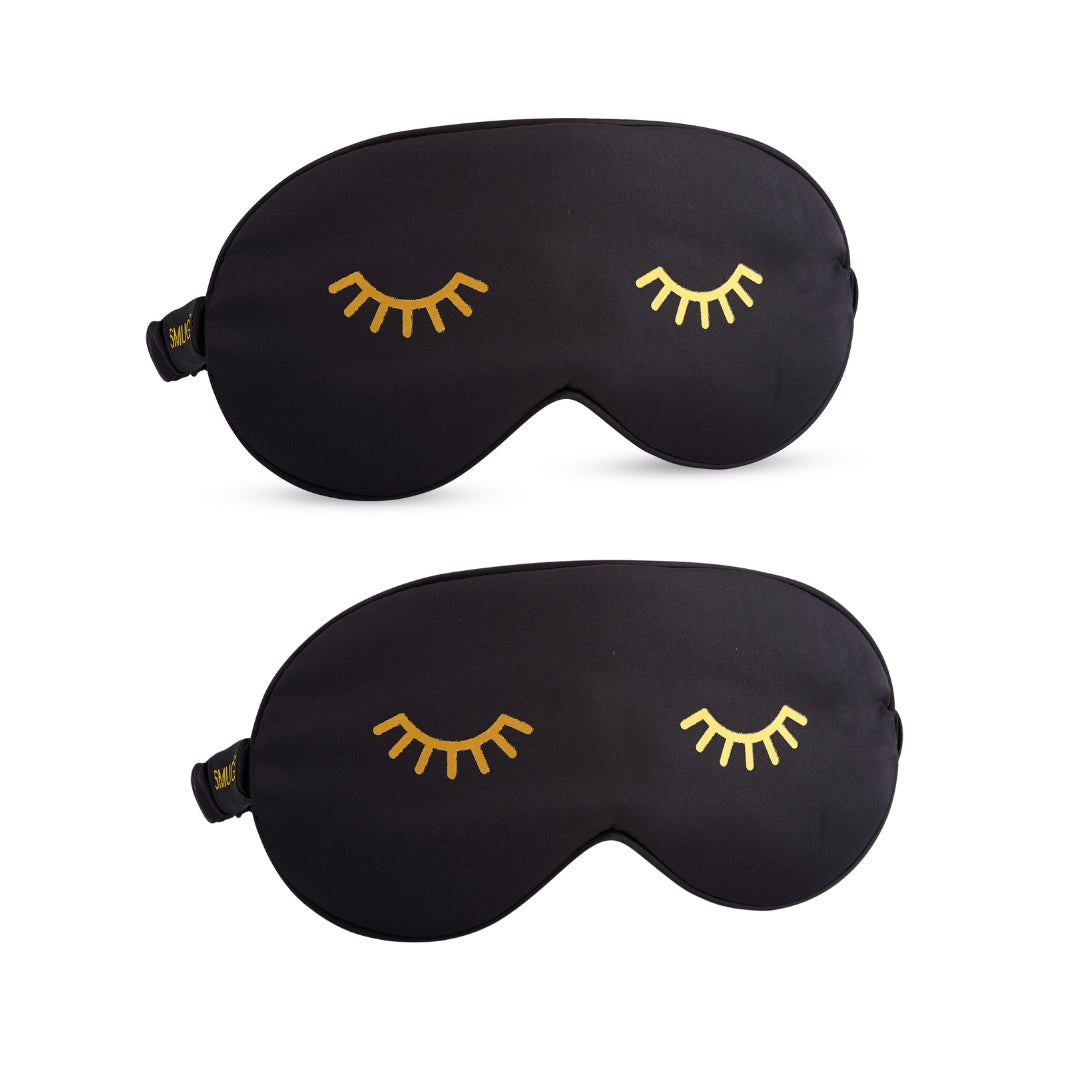 Satin Sleep Mask Twin Pack Sets - Various Designs