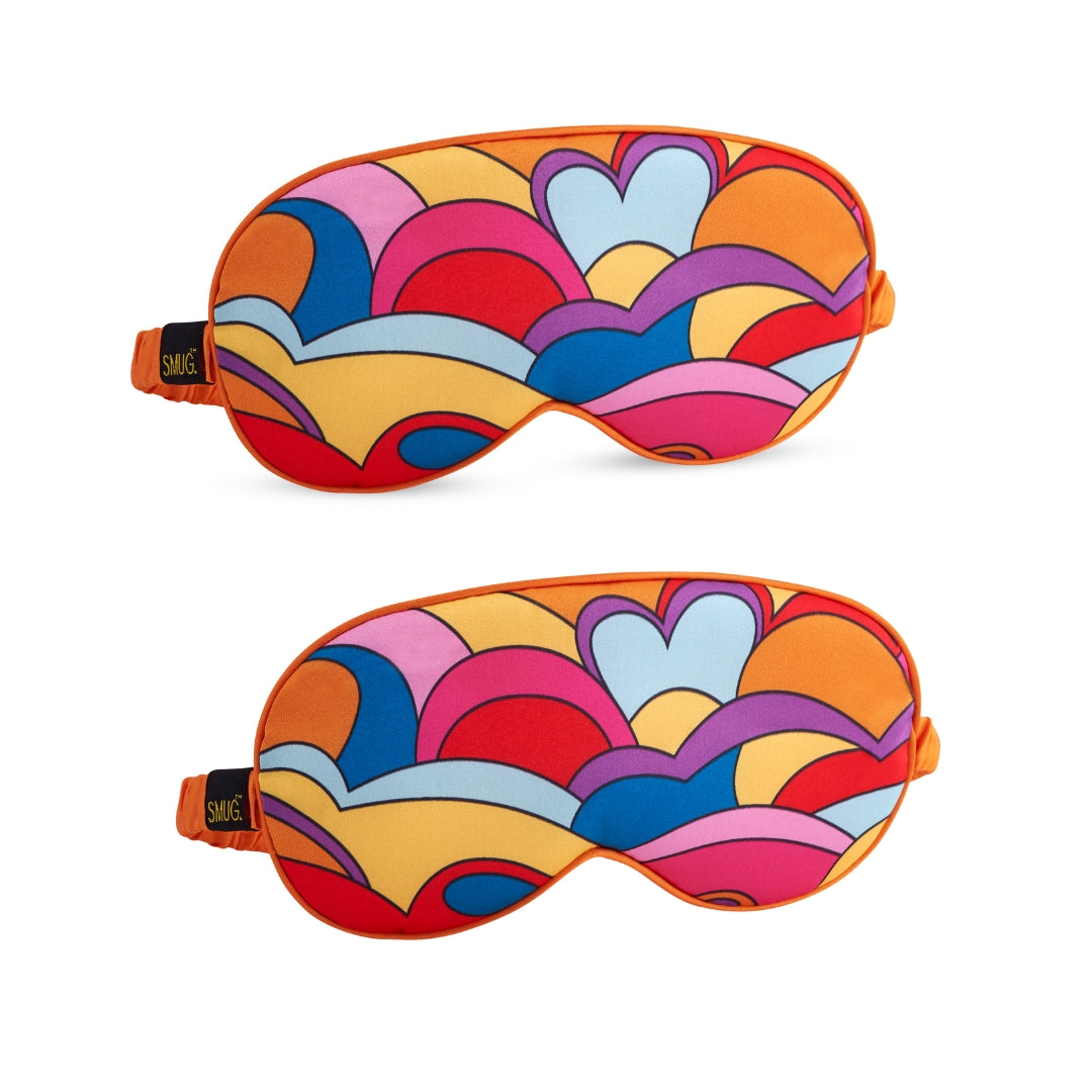 Satin Sleep Mask Twin Pack Sets - Various Designs
