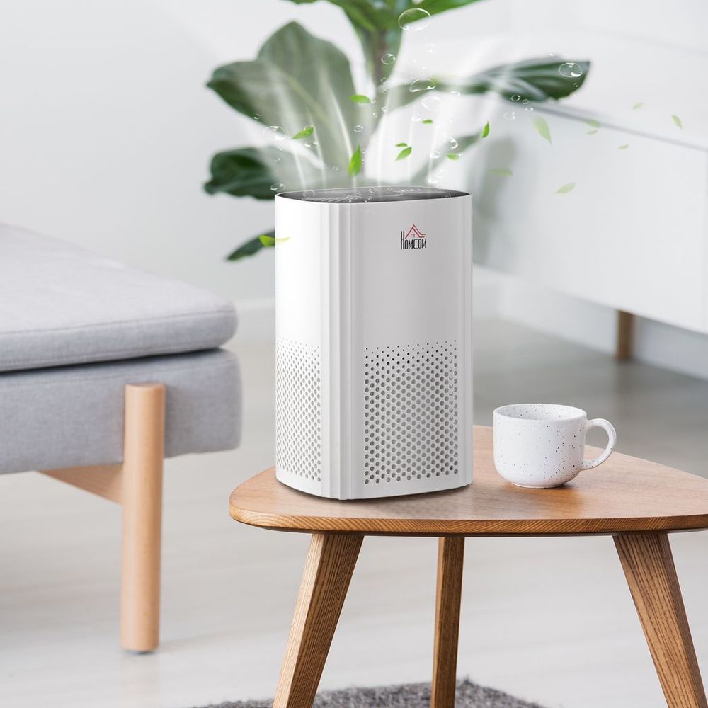 Premium 3-Stage Air Purifier for Bedroom - Filters Dust, Allergens, & Smoke